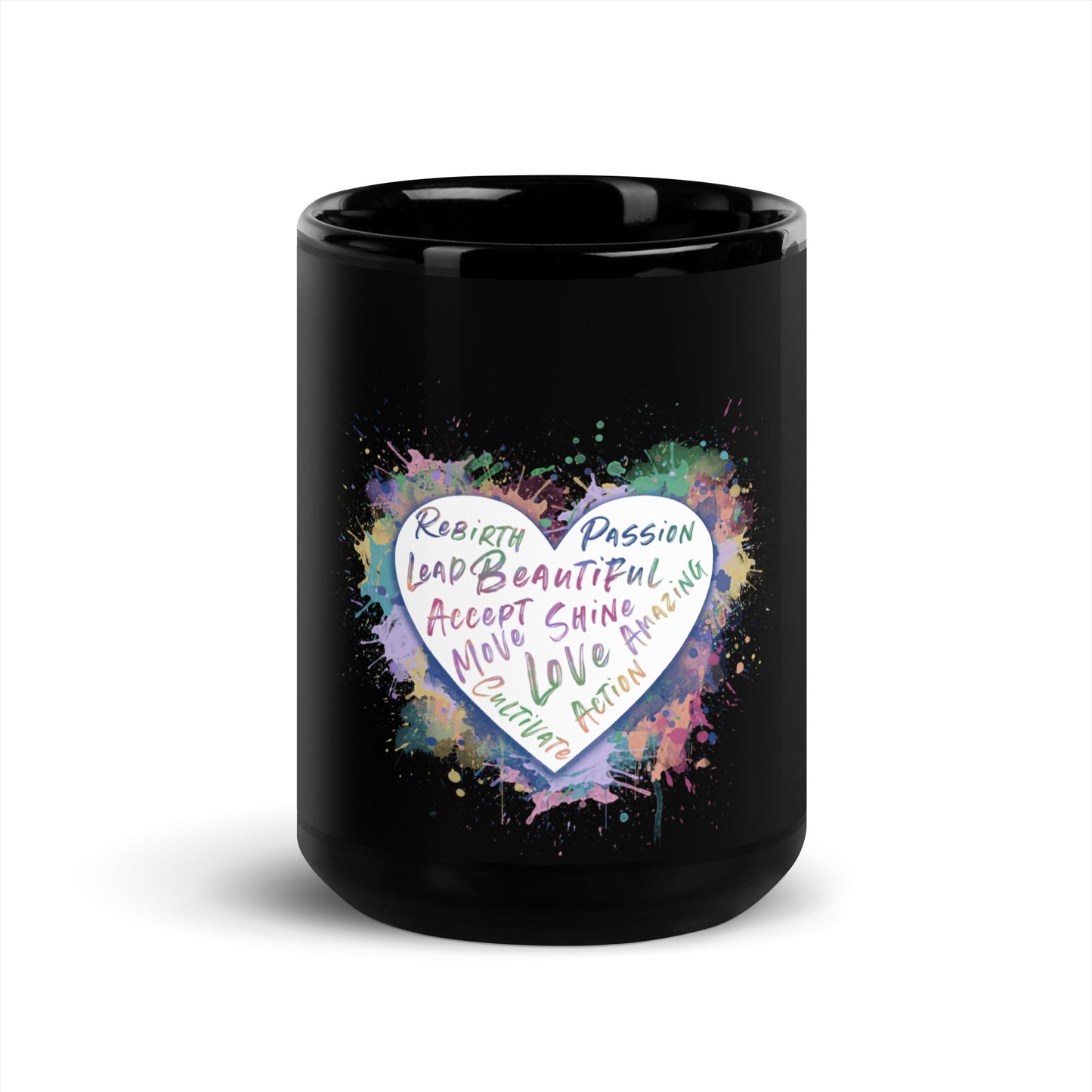 Werk Your Magic™ Black Mug (Heart)