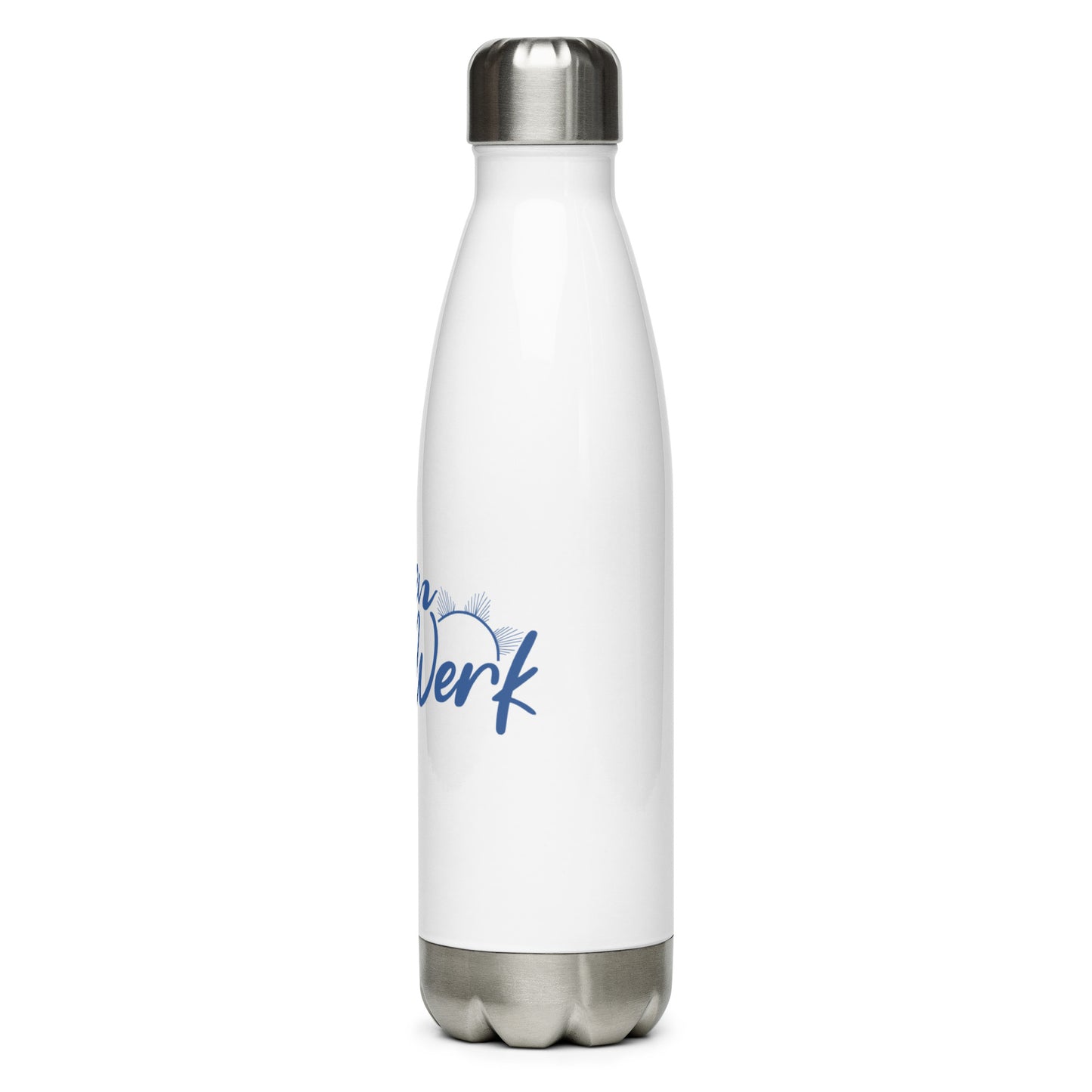 Women Who Werk™ White Stainless Steel Water Bottle