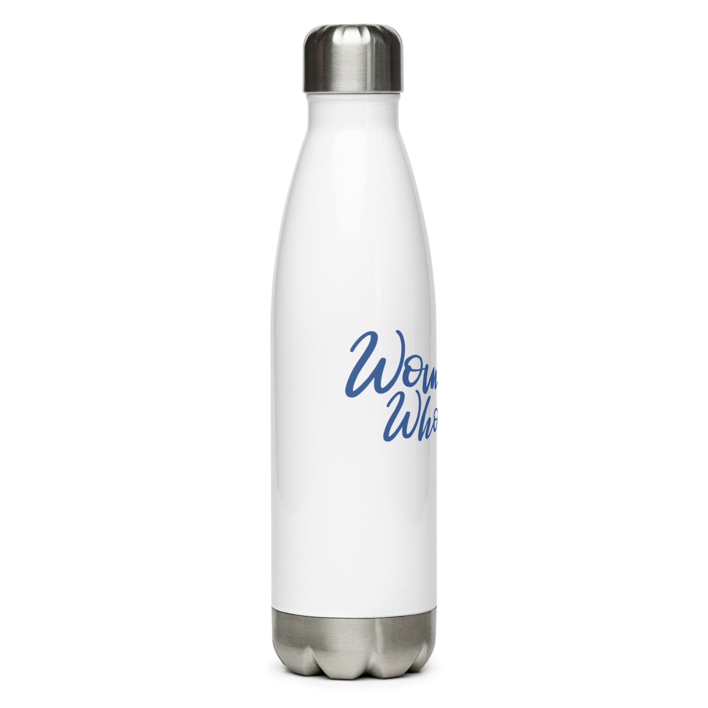 Women Who Werk™ White Stainless Steel Water Bottle