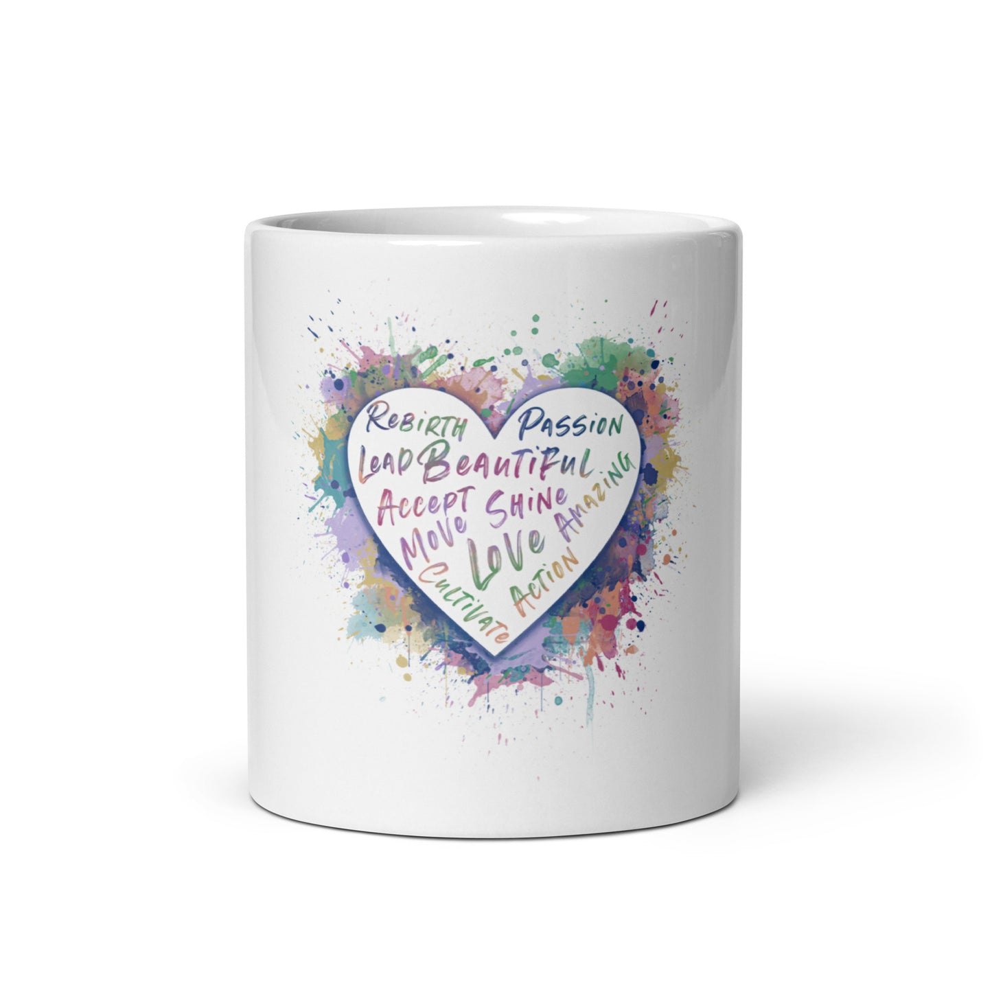 Werk Your Magic™ White Mug (Heart)