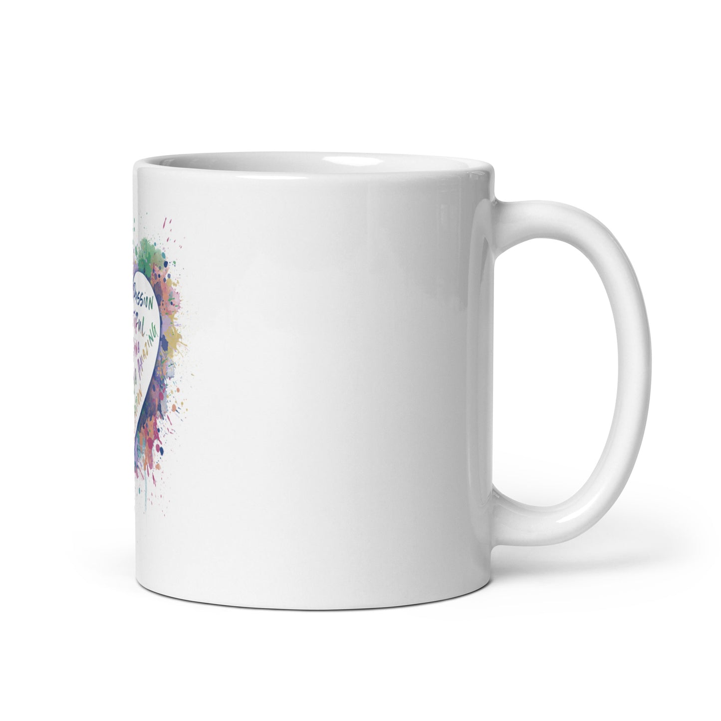 Werk Your Magic™ White Mug (Heart)