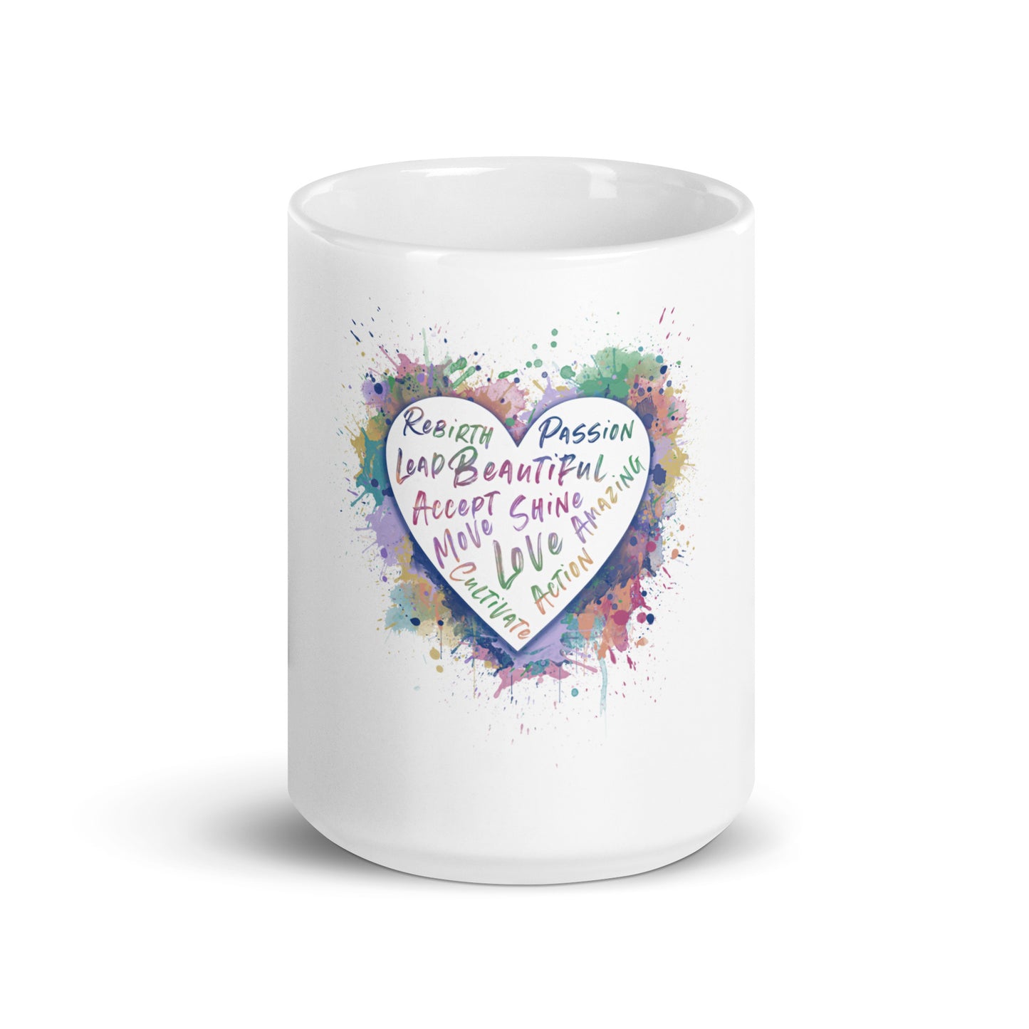 Werk Your Magic™ White Mug (Heart)