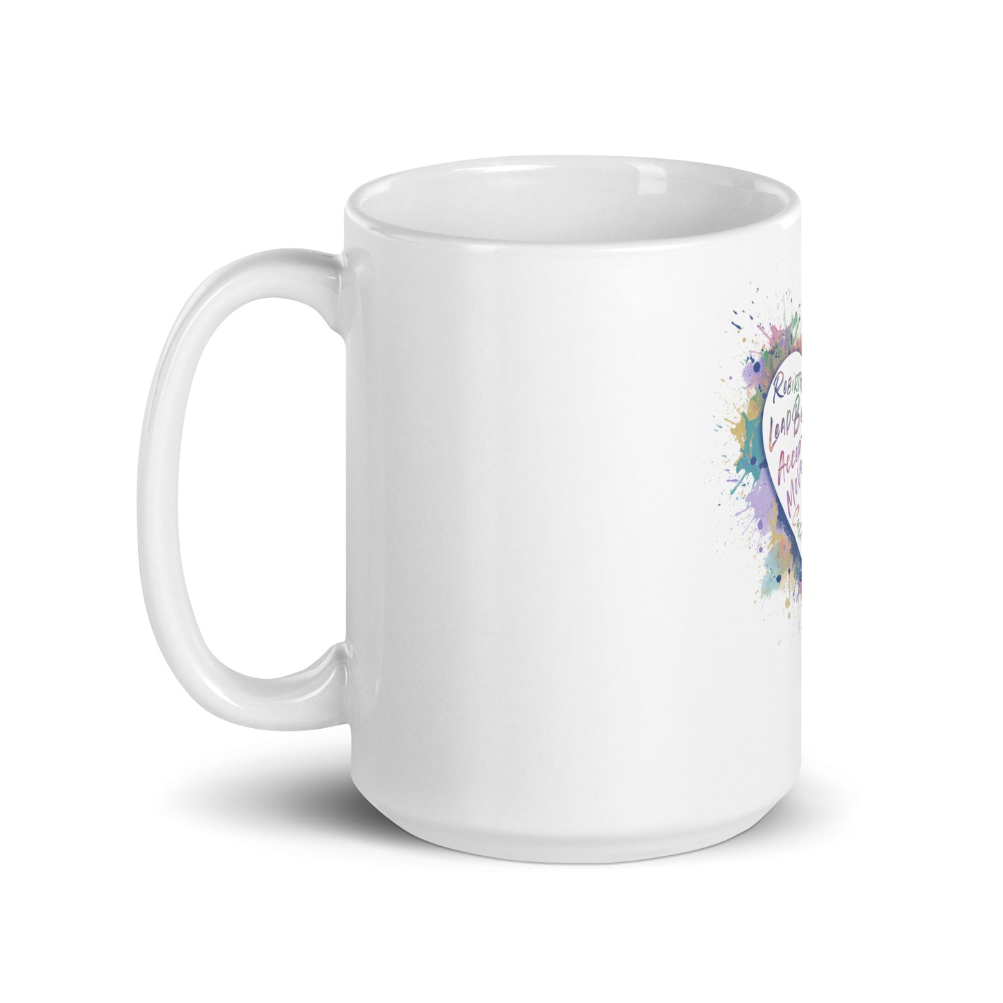 Werk Your Magic™ White Mug (Heart)