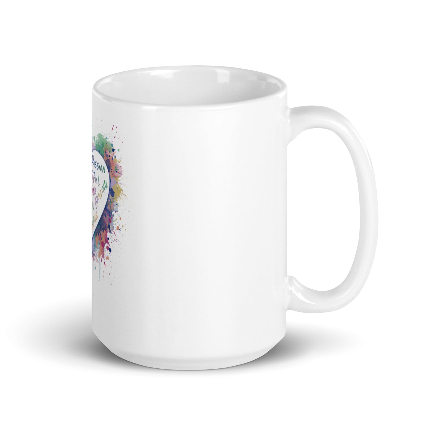 Werk Your Magic™ White Mug (Heart)