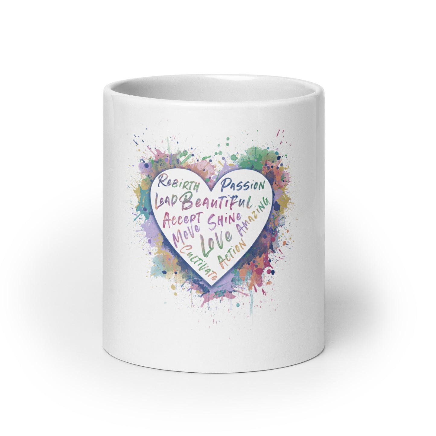 Werk Your Magic™ White Mug (Heart)