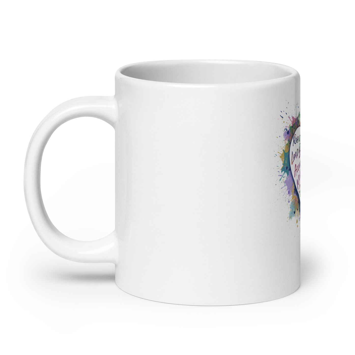 Werk Your Magic™ White Mug (Heart)