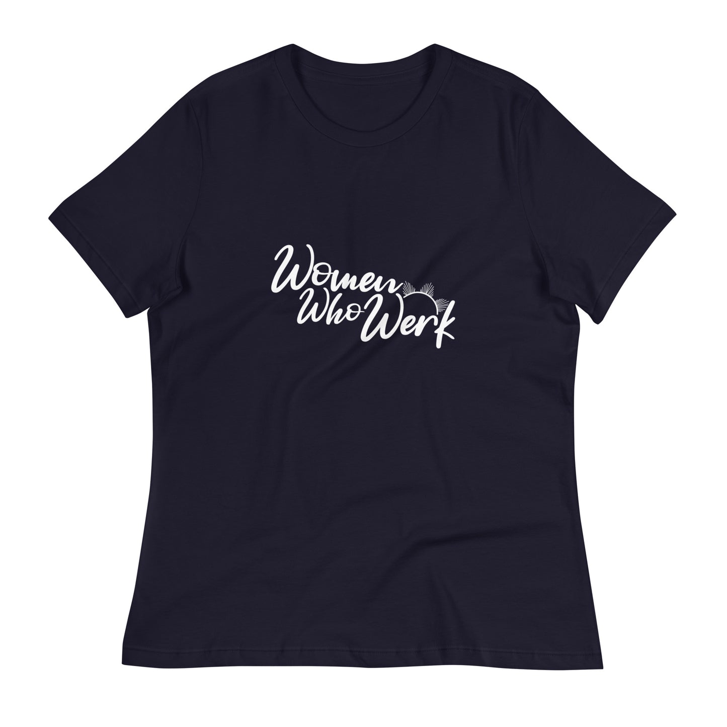 Women Who Werk™ Navy Women's Tee