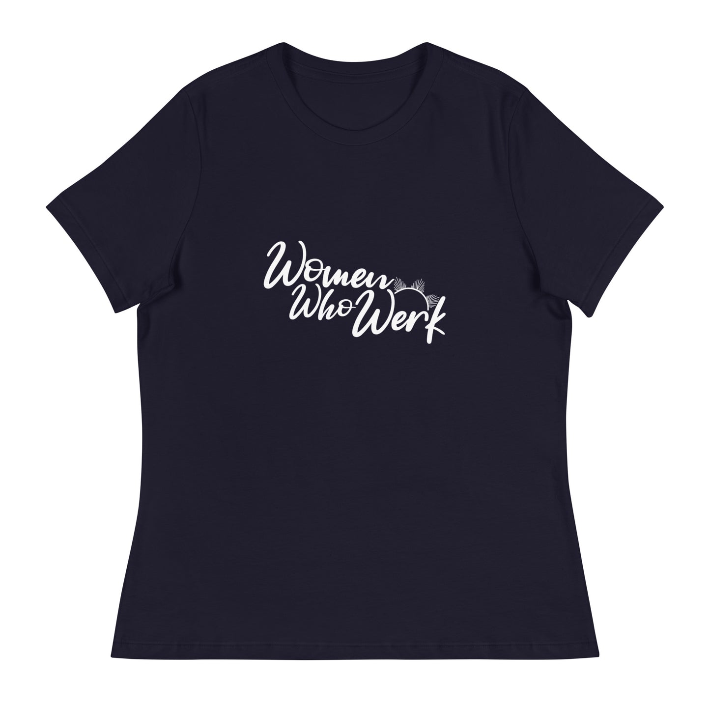 Women Who Werk™ Navy Women's Tee