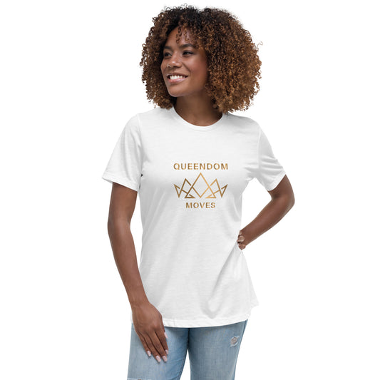 Queendom Moves™ White Women's Tee